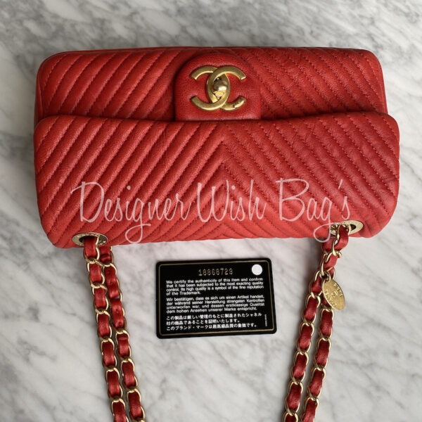 Chanel Small Flap Red - Designer WishBags