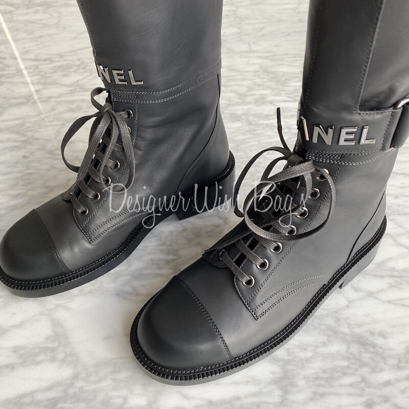 Chanel Combat Boots - Designer WishBags