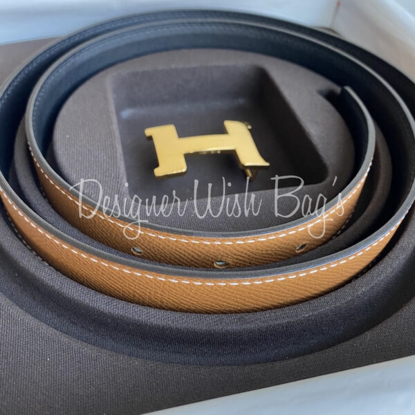 Hermes H Logo Constance Belt Buckle