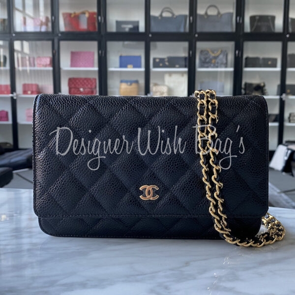 Chanel Classic WOC Black Caviar GHW - Designer WishBags