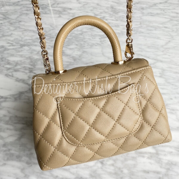 Chanel Coco Handle Beige 21S