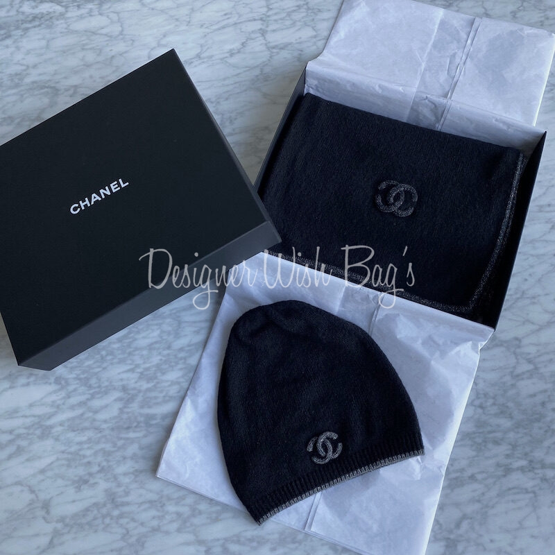 Chanel Set Scarf and Beanie