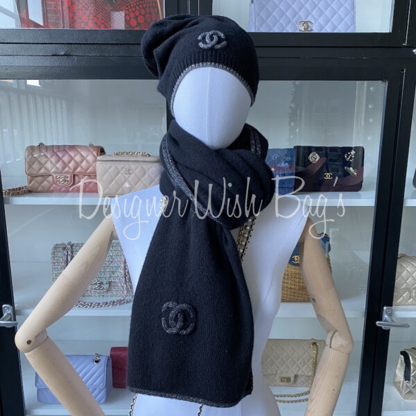 chanel scarf set