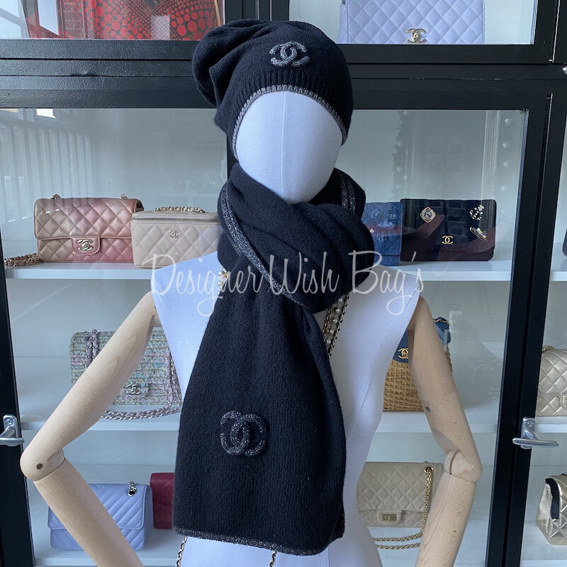 chanel winter scarf for women