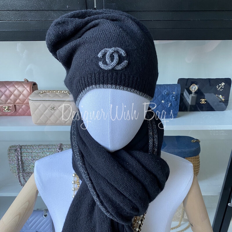 Chanel knitted scarf shawl  Chanel scarf, Chanel accessories