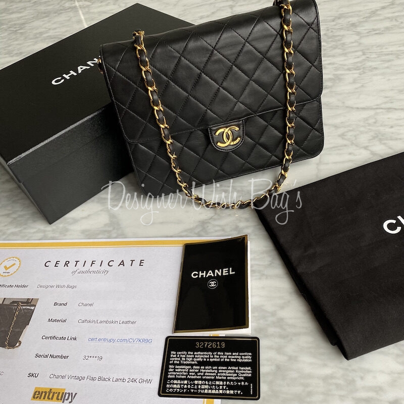 chanel classic flap bag caviar
