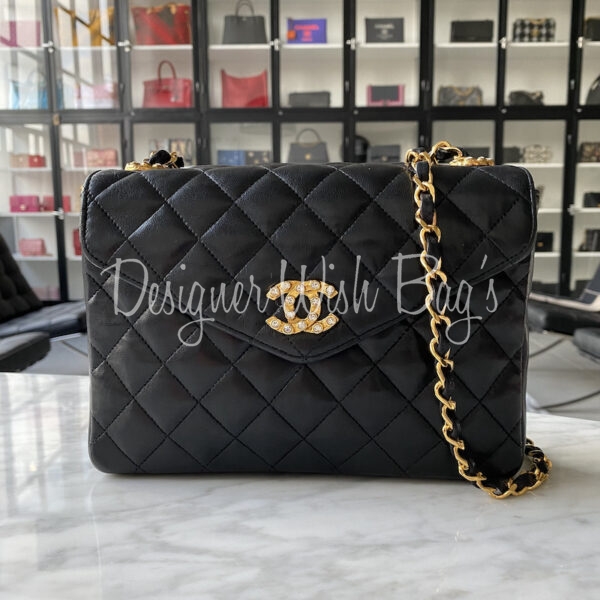 chanel small flap bag with top handle