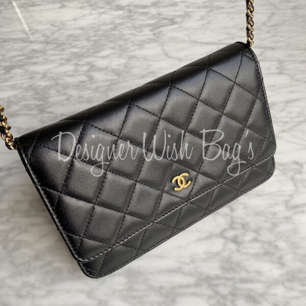 Chanel WOC Black Lamb GHW - Designer WishBags