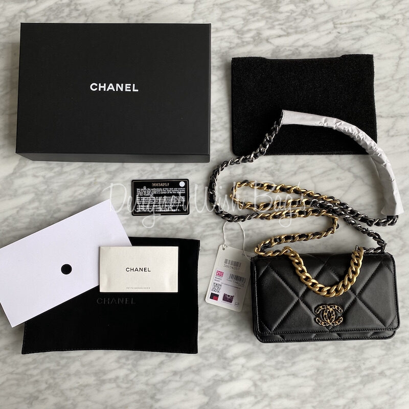 Chanel SpringSummer 2020 Chanel 19 Wallet On Chain  BAGAHOLICBOY