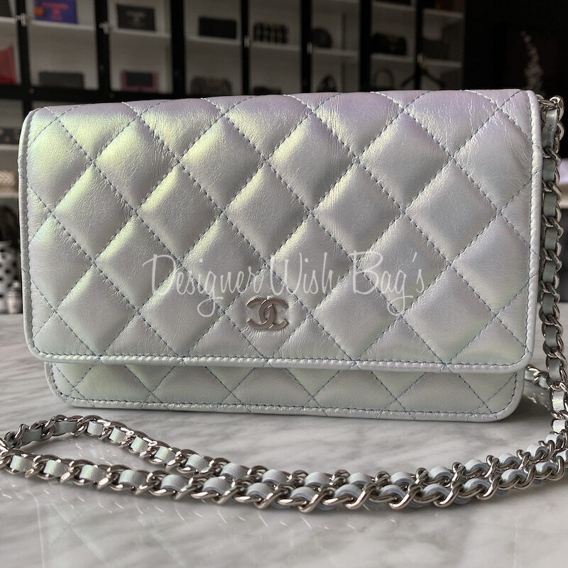 chanel book wallet on chain