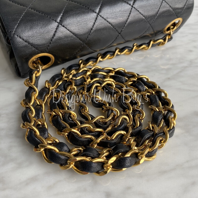 SOLD* CHANEL Mini Square Brown lambskin with 24k Gold plated hardware. –  Lux Lovers Melbourne