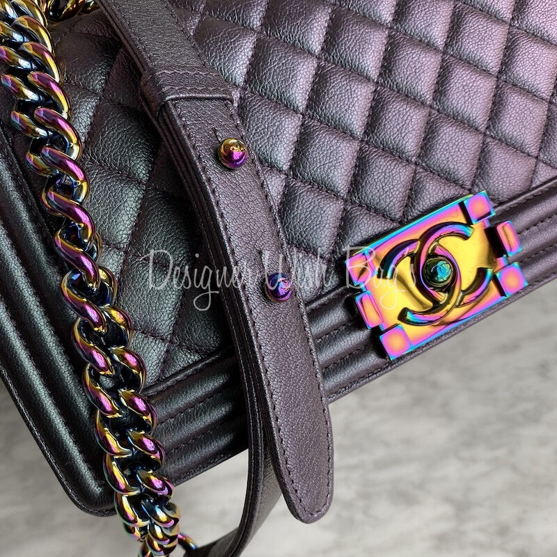 Chanel Boy Mermaid Rainbow 16C - Designer WishBags