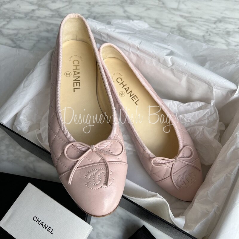 Chanel Ballerinas Pink 39 - Designer WishBags