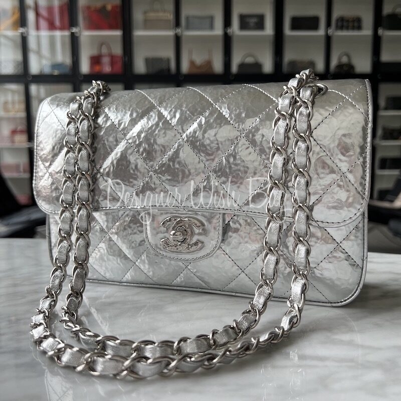 Chanel Classic Small Silver - Designer WishBags