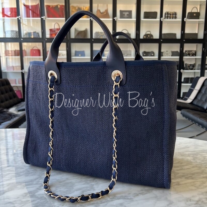 Chanel Deauville Navy Blue
