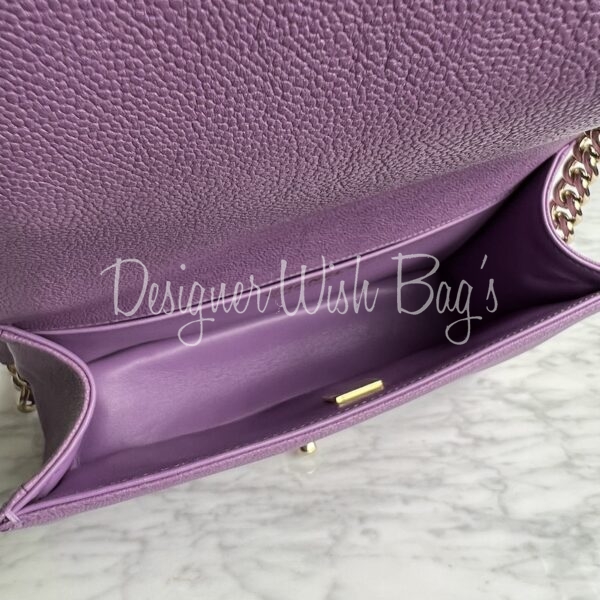 Chanel Boy Medium Purple - Designer WishBags