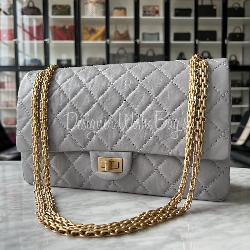 Chanel reissue grey deals