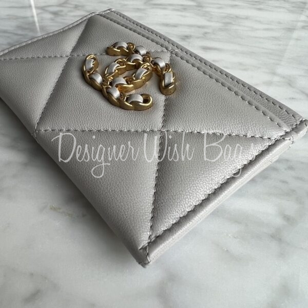 Chanel 19 Card Holder 21A - Designer WishBags