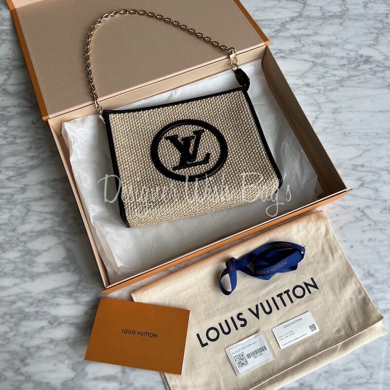 BRAND NEW LV Raffia Bag - $1,489 😍 Comes with dustcover, DM to buy!