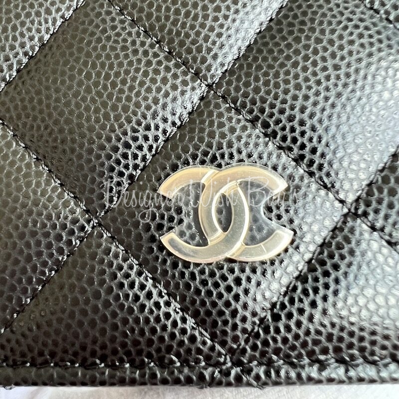 AUTH CHANEL CC BLACK CAVIAR ZIPPED POUCH COIN PURSE CARD HOLDER WALLET -  collectibles - by owner - sale - craigslist