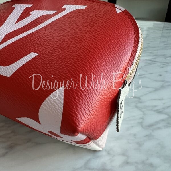 Shop Louis Vuitton MONOGRAM LV COSMETIC POUCH Monogram Leather