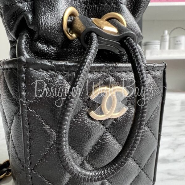 Chanel Micro Bucket Bag - Designer WishBags Chanel Micro Bucket Bag - Designer WishBags