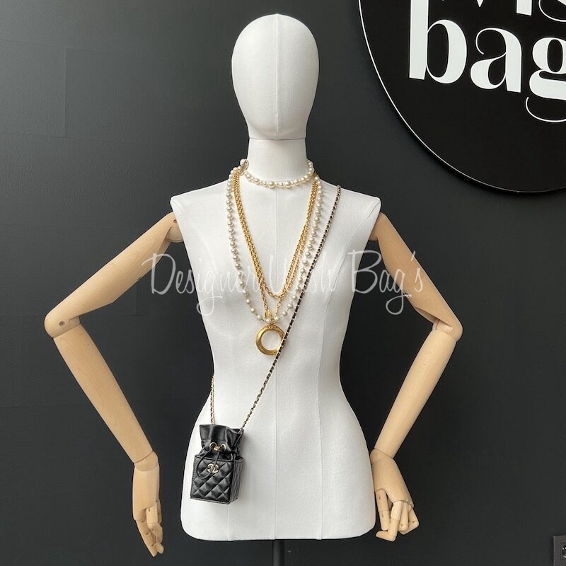 Chanel Micro Drawstring Bucket Bag