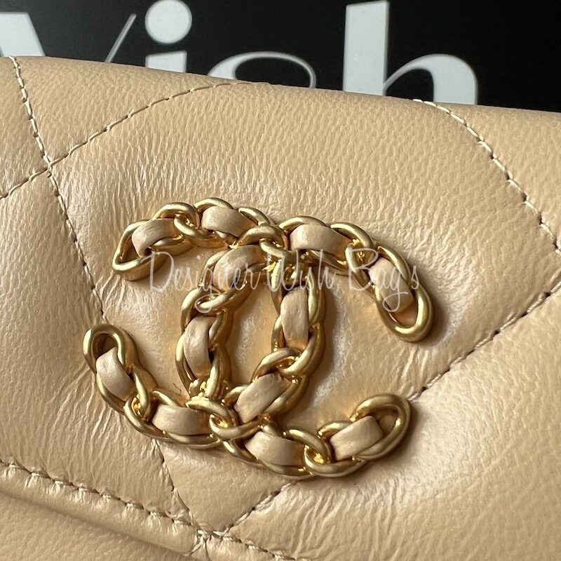 Chanel 19 Compact Wallet - Designer WishBags