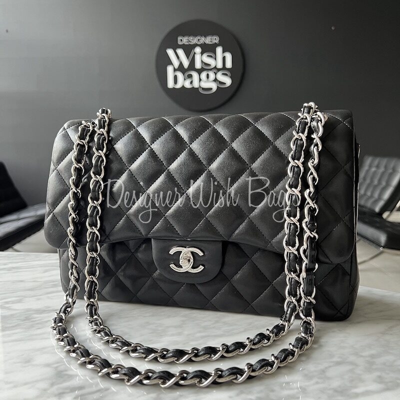 Chanel Classic Medium So Black 20S - Designer WishBags