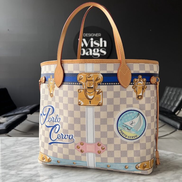 Louis Vuitton Neverfull MM Porto Cervo Damier Azur - Designer