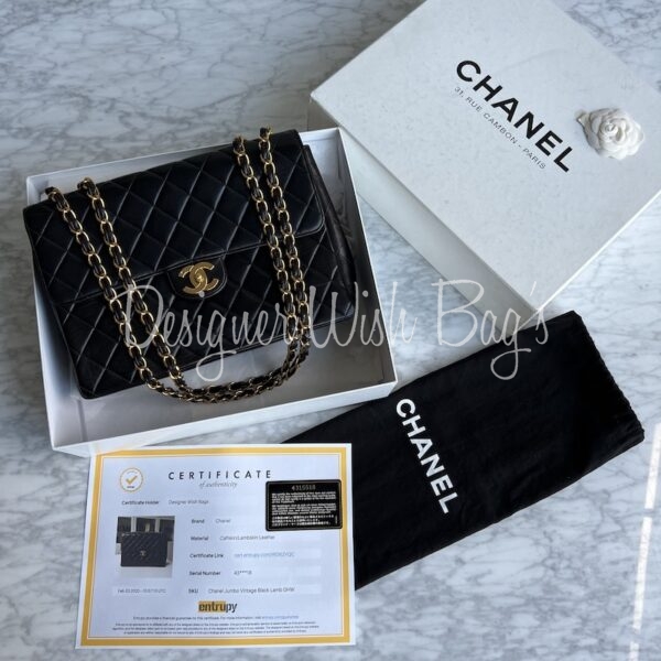 Chanel Jumbo Single Flap 24K GHW - Designer WishBags