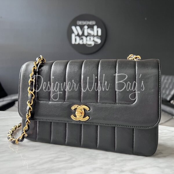 Chanel Classic Jumbo Black Gold - Designer WishBags