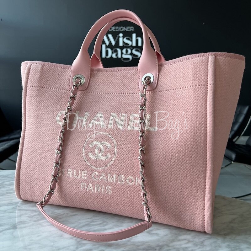 Chanel Deauville Pink Medium - Designer WishBags