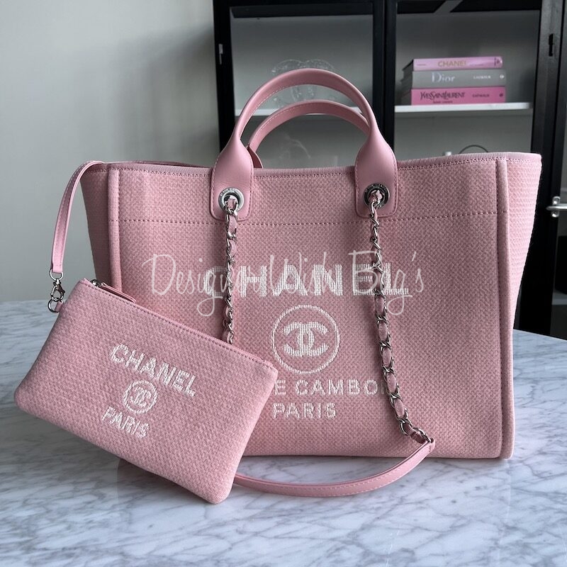 Chanel Pink Small Deauville Shoulder bag ○ Labellov ○ Buy and Sell  Authentic Luxury