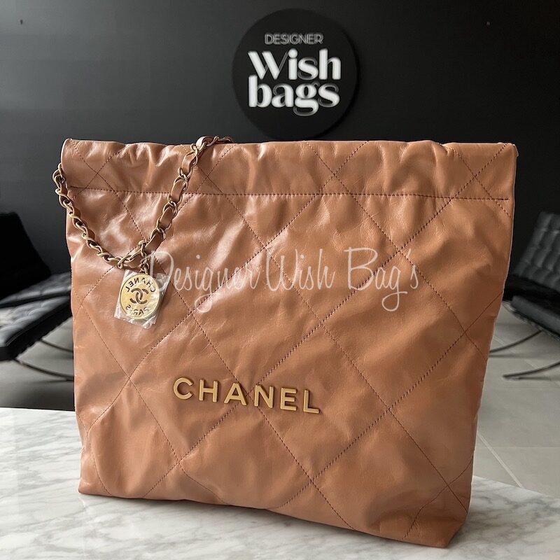 Chanel 22 Small Caramel - Designer WishBags