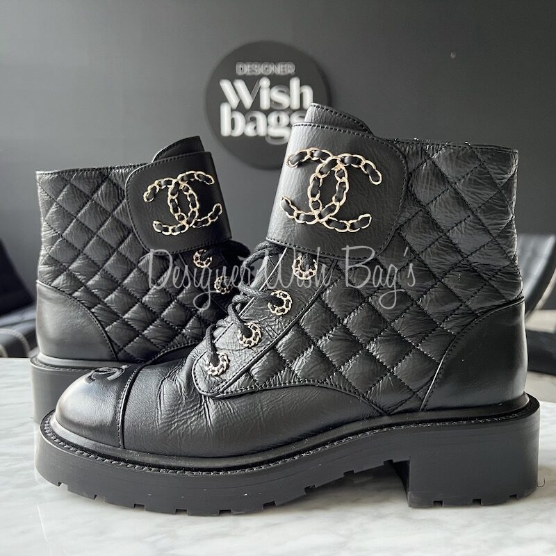Chanel Boots Black GHW - Designer WishBags