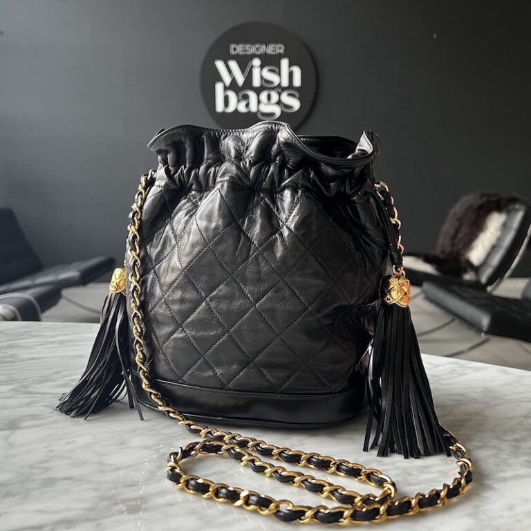 Chanel Vintage Bucket Drawstring - Designer WishBags - now  display picture 1