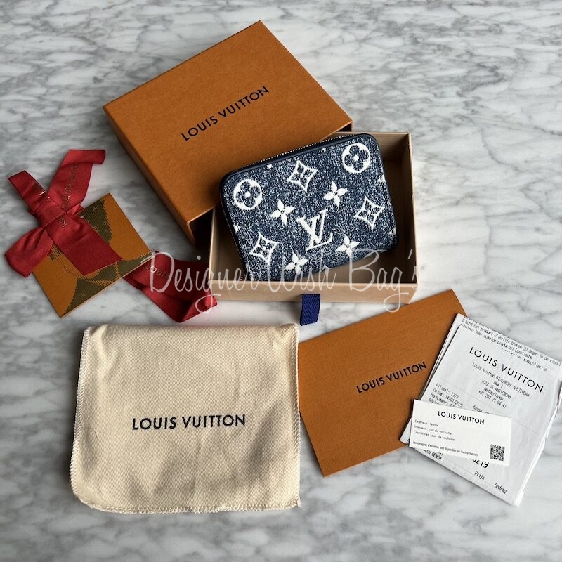 Louis Vuitton 2000s Denim Rare Coin Pouch · INTO