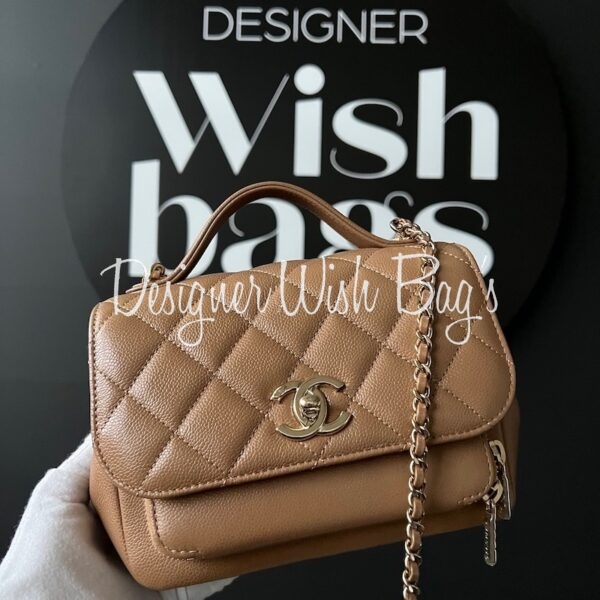 Chanel Small Business Affinity Caramel GHW