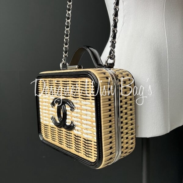 Chanel Vanity Rattan Wicker 19S - Designer WishBags