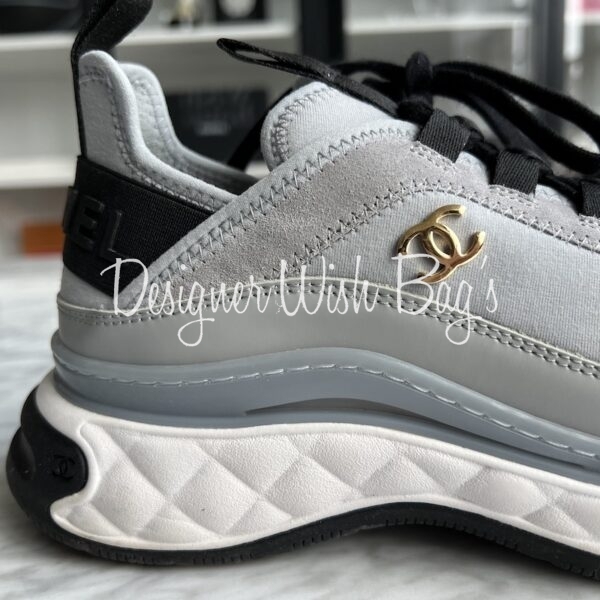 Chanel Grey Sneakers 38,5