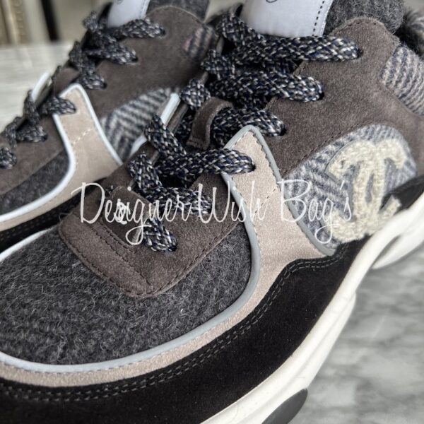 Chanel Sneakers Tweed Black 39,5