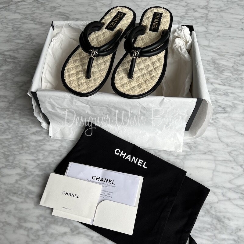 Chanel Leather Sandals