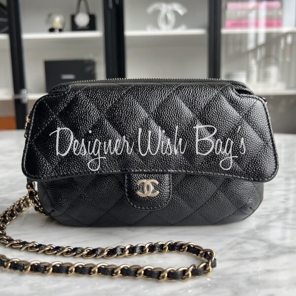 Chanel Dark Brown Quilted Lambskin Classic Flap Bag Mini Pale Gold, 2022  Available For Immediate Sale At Sotheby's