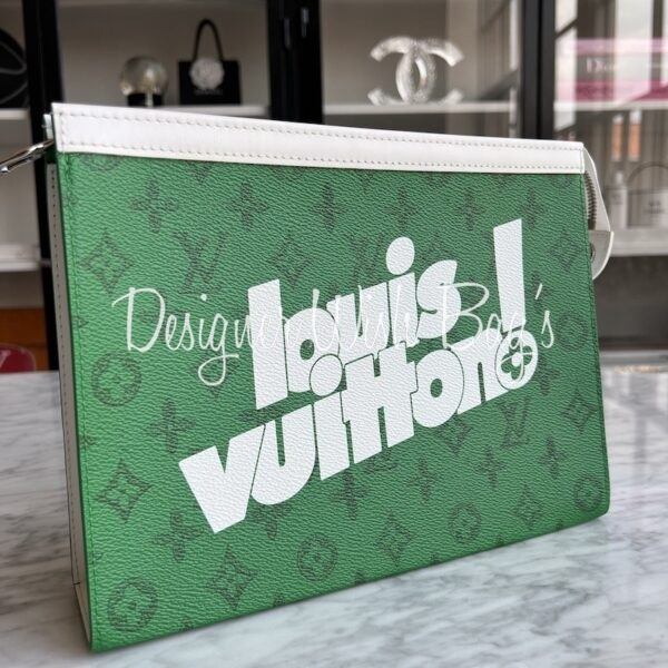 Louis Vuitton Green Clutch 2021 - Designer WishBags