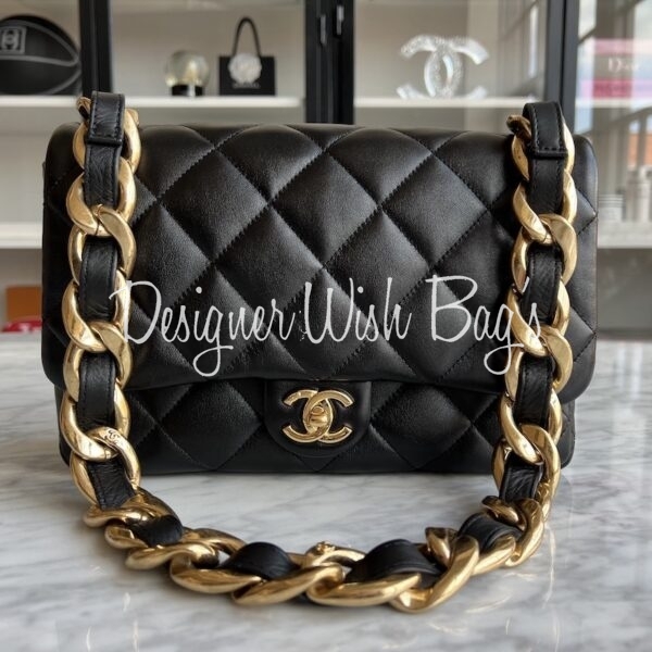 Chanel Chunky Chain Funky Town Flap Bag NH621.