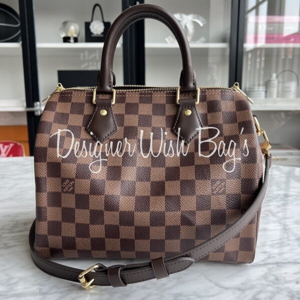 Used louis vuitton LOUIS VUITTON SPEEDY 25 BA.D. AZUR HANDBAGS HANDBAGS /  LARGE - LEATHER