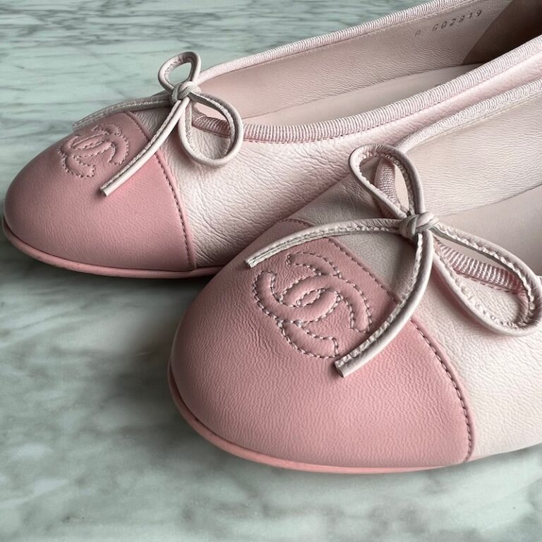 Chanel Pink Ballerinas 39 - Designer WishBags - now part of Labellov