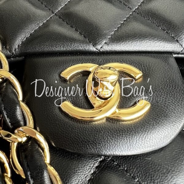 Chanel Classic Jumbo Black Gold