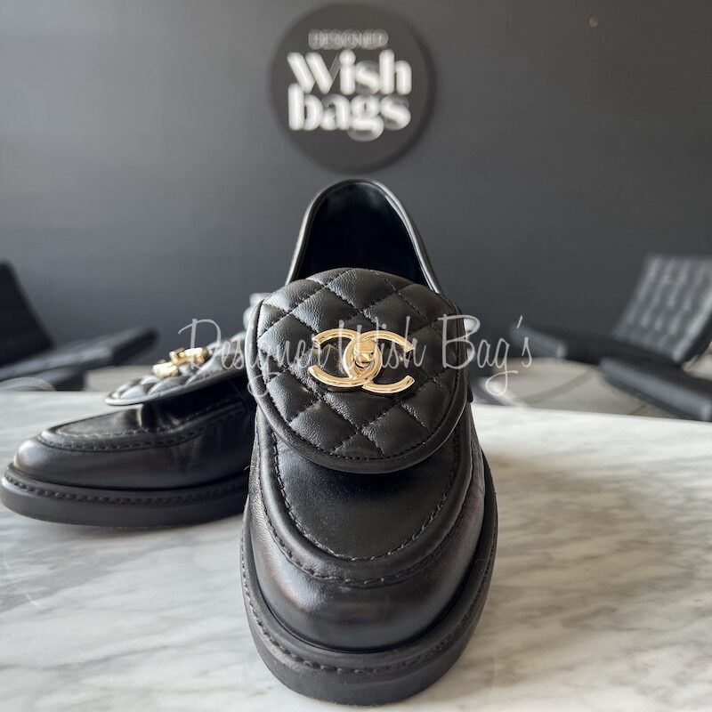 Chanel Slingback Black 39,5 - Designer WishBags